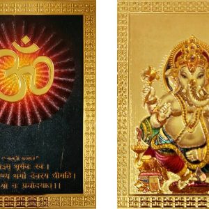 Fridge Magnet Ganesha & Om Set