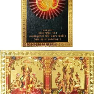 Fridge Magnet Ganesha-Lakshmi & Om