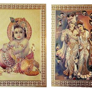 Fridge Magnet Radha Krishna & Bal Gopal Makhan Chor