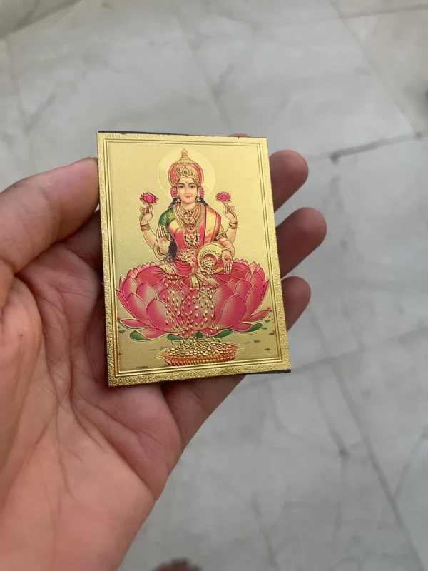 Fridge magnet Maa Laxmi on lotus