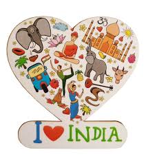 Fridge Magnet I Love India