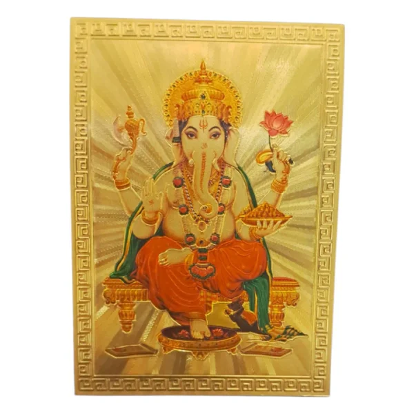 Fridge Magnet Chowki Ganesha